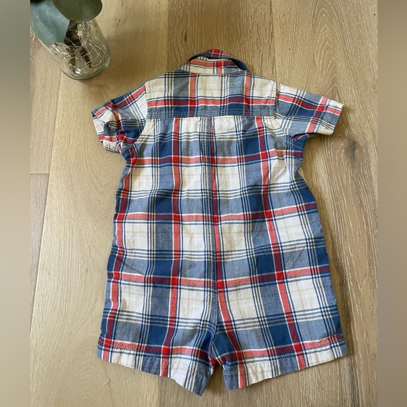 Baby Gap one piece plaid romper 3-6m - Picture 2 of 4